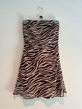 Princess Polly Wildling Strapless Mini Dress Multi